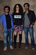 Kangana Ranaut, Raj Kumar Yadav, Vikas Bahl at Queen screening in Lightbox, Mumbai on 28th Feb 2014